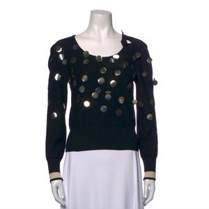 SONIA RYKIEL Scoop Neck Sweater Size: M | US6, FR38